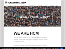 Tablet Screenshot of humancapitalmedia.com